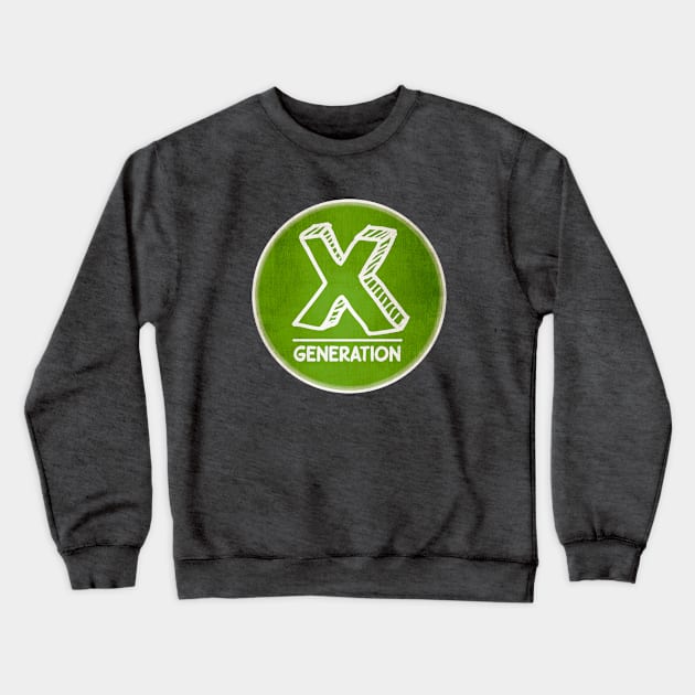 Generation X • Latchkey Kids Crewneck Sweatshirt by The MKE Rhine Maiden